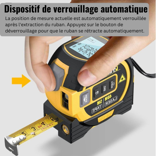 LaserPro 3-en-1 : Votre Assistant de Mesure Ultime