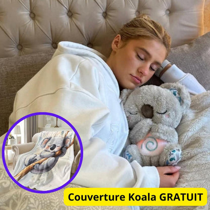 CâlinKoala® - Koala endormi qui respire