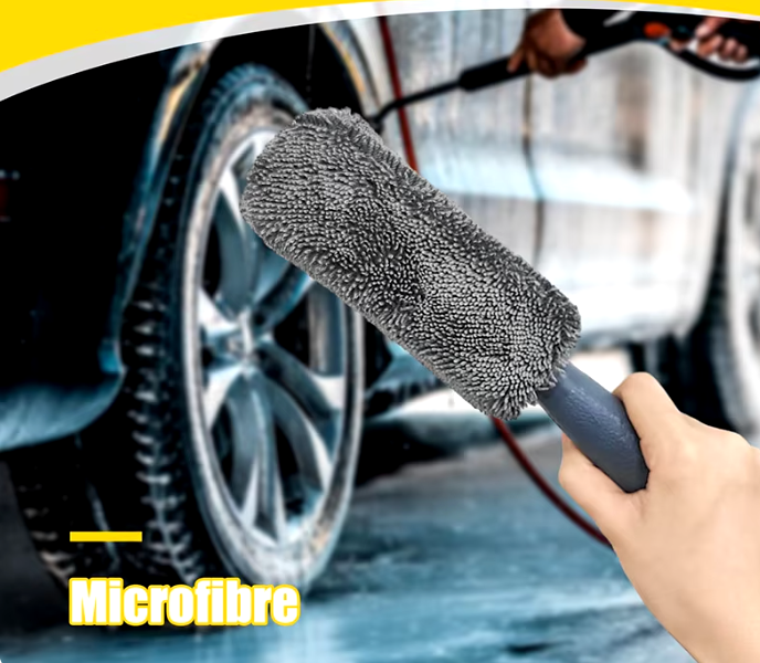 Brosse de Lavage Jantes pour Voiture